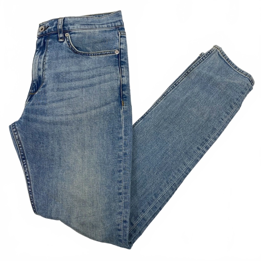 rag & bone Blue Skinny Jeans | Cotton Blend, Women’s Regular 12